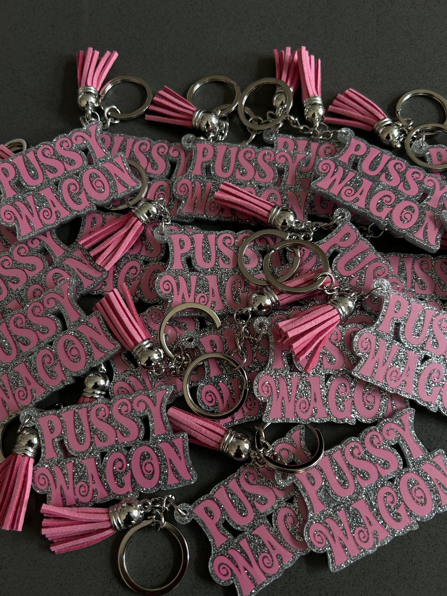 P***Y WAGON KEYCHAIN